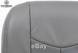 03 04 05 06 GMC Sierra Denali Truck -Driver Side Bottom Leather Seat Cover Gray