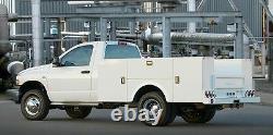 03-05 Dodge Ram Truck Service Utility Bed-Driver Bottom Vinyl Seat Cover DK GRAY