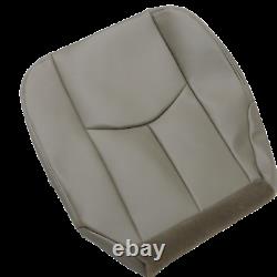 03-07 Chevy 1500-2500-3500-Truck Driver. Bottom Leathe seat cover Med Neutral TAN