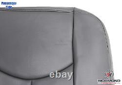 03-07 GMC Sierra Work Truck -Passenger Side Lean Back Vinyl Seat Cover Dark Gray