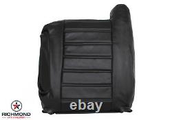 03-07 Hummer H2 SUV SUT Truck 4WD AWD -Driver Lean Back Leather Seat Cover BLACK