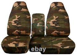 04-12 Chevy Colorado/GMC Canyon 60/40 Camo Truck Seat Covers w Armrest/Console