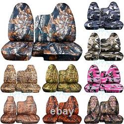 04-12 Chevy Colorado/GMC Canyon 60/40 Camouflage Truck Seat Covers No Armrest