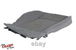 06-08 Dodge Ram 1500 SLT Driver Side Bottom Replacement Cloth Seat Cover Gray