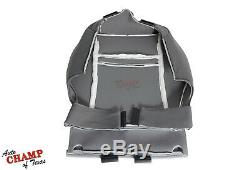 06-08 Dodge Ram 1500 SLT Driver Side Bottom Replacement Cloth Seat Cover Gray