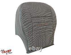 06-08 Dodge Ram 1500 ST Base WORK TRUCK-Driver Side Bottom Cloth Seat Cover Gray