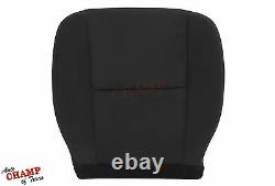 07-14 GMC Sierra Base ST WithT HD Work Truck -Driver Bottom Cloth Seat Cover Black