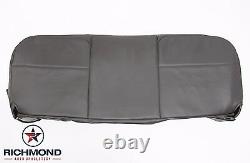 08-10 Ford Tow Truck-Roll Back Ramp -Wrecker -Bottom Vinyl Bench Seat Cover Gray