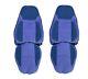 1 Pair Truck Eco-Leather Suede Luxury Seat Covers Blue SCANIA R/G 2005-2012