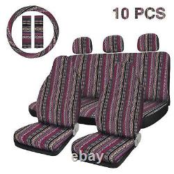 10pcs Universal Seat Covers Saddle Blanket Seat Cover fit for Car SUV Truck