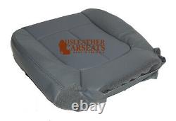 11-14 Ford F150 Work Truck Base Driver Bottom Vinyl Replacement Seat Cover Gray