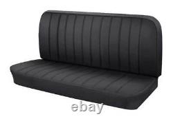 1947-55 GM Truck Pleated Vinyl Bench Seat Upholstery Set Black