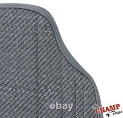 1995 1996 Dodge Ram Work Truck Base -Driver Side Complete Cloth Seat Covers Gray