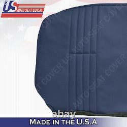 1995 to 2000 Fits For Chevy Silverado Work Truck Top Bench Seat Vinyl Cover Blue