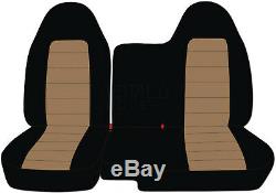 1998-2003 Ford Ranger 60/40 2-Tone Truck Seat Covers Without Armrest Split Bench