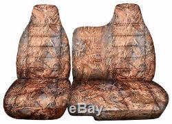 1998-2003 Ford Ranger 60/40 Camo Truck Seat Covers Without Armrest Split Bench