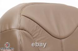 1999-2000 GMC Sierra SLT -Driver Side Bottom Leather Seat Cover Med Dark Oak Tan