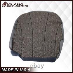 1999-2002 Chevy Silverado work truck Passenger Bottom Cloth Seat Cover Dark Gray