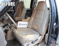 1999-2002 GMC Sierra 1500 2500 SLT -Driver Side LEAN BACK Leather Seat Cover TAN