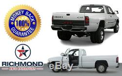 1999 Dodge Ram 1500 2500 3500 Work Truck -Driver Bottom Vinyl Seat Cover Gray