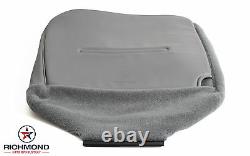 1999 Ford F250 F350 F450 XL Work Truck -Driver Side Bottom Vinyl Seat Cover Gray