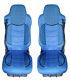 2 Pieces Seat Covers Set for Mercedes MP5 Actros 2018+ RHD LHD Blue