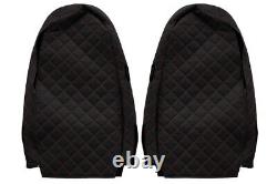 2 Seat Covers Synthetic Eco Leather for VOLVO FH 3 (01.2002-12.2012) trucks