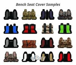 2-Tone Bench Seat Covers Car/Truck/Van/SUV 60/40 40/20/40 50/50 +Console/Armrest