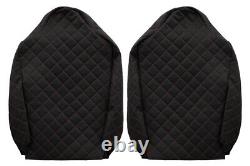 2 x Seat Covers Synthetic Eco-Leather for RENAULT T (2014 +) Trucks