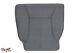 2000 2001 Dodge Ram 1500 2500 Work Truck ST -Driver Bottom Cloth Seat Cover Gray