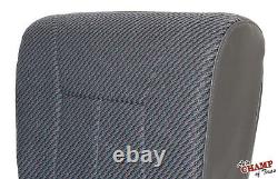 2000 2001 Dodge Ram 1500 Work Truck WithT-Driver Side Bottom Cloth Seat Cover Gray