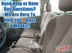 2001-2002 Chevy Silverado Work Truck -Driver Side Bottom Cloth Seat Cover Tan