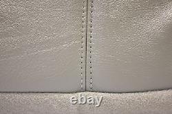 2001 2002 Chevy Truck Driver Bottom Replacement Leather Seat Cover Pewter Gray
