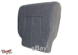 2001 2002 Dodge Ram 3500 Work Truck WithT-Driver Side Bottom Cloth Seat Cover Gray