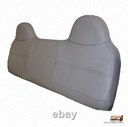 2001 2002 Ford F450XL Work Truck Bench Lean Back Synthetic Leather Cover Gray