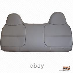 2001 2002 Ford F550XL Work Truck Bench Lean Back Synthetic Leather Cover Gray