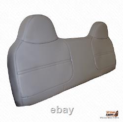2001 2002 Ford F550XL Work Truck Bench Lean Back Synthetic Leather Cover Gray