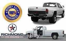 2001 Dodge Ram 1500 2500 3500 Work Truck -Driver Bottom Vinyl Seat Cover Gray