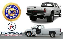 2002 Dodge Ram 1500 2500 3500 Work Truck -Driver Bottom Vinyl Seat Cover Gray