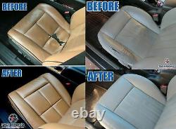 2002 GMC Sierra Denali Truck C3-Driver Side Bottom Leather Seat Cover 2-Tone Tan