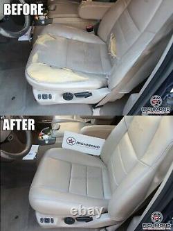 2002 GMC Sierra SLT-Driver Side COMPLETE Replacement Leather Seat Covers Dk Gray