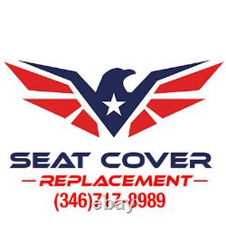 2003 07 Chevy Silverado Work truck Passenger Bottom Cloth Seat Cover Dark Gray