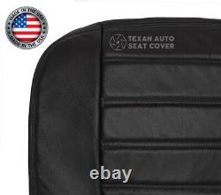 2003, 2004, 2005, 2006, 2007 Hummer H2 Passenger Bottom Leather Seat Cover Black