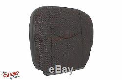 2003 2004 Chevy 2500 HD Work Truck-Driver Side Bottom Cloth Seat Cover Dark Gray