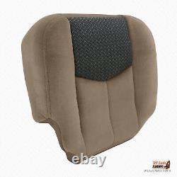 2003 2004 Chevy Avalanche 1500 2500 Truck PASSENGER Bottom Tan Cloth Seat Cover