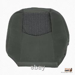 2003 2004 Chevy Avalanche Truck DRIVER Bottom Very Dark Pewter Cloth Seat Cover