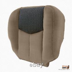 2003 2004 Chevy Avalanche Truck FRONT Passenger Bottom Cloth Seat Cover In TAN