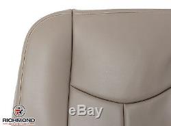2003-2007 Chevy Silverado Work Truck -Driver Lean Back Vinyl Seat Cover Tan
