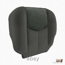 2003 Chevy Avalanche TRUCK Driver Bottom Cloth Seat Cover Very Dark Pewter Gray