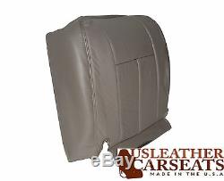 2003 Dodge Ram Truck 1500 Driver Side Bottom Leather Seat Cover Gray